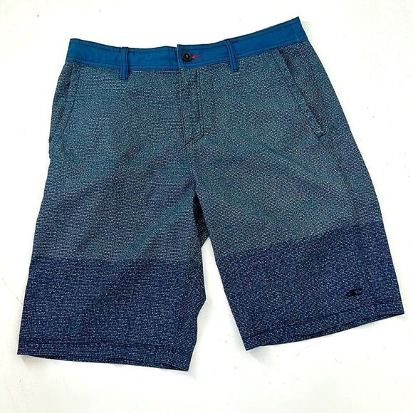 O'Neill Mens 32 Hybrid Boardshorts Water Land Blue Gray - Picture 1 of 16